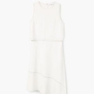 Contrast seam dress